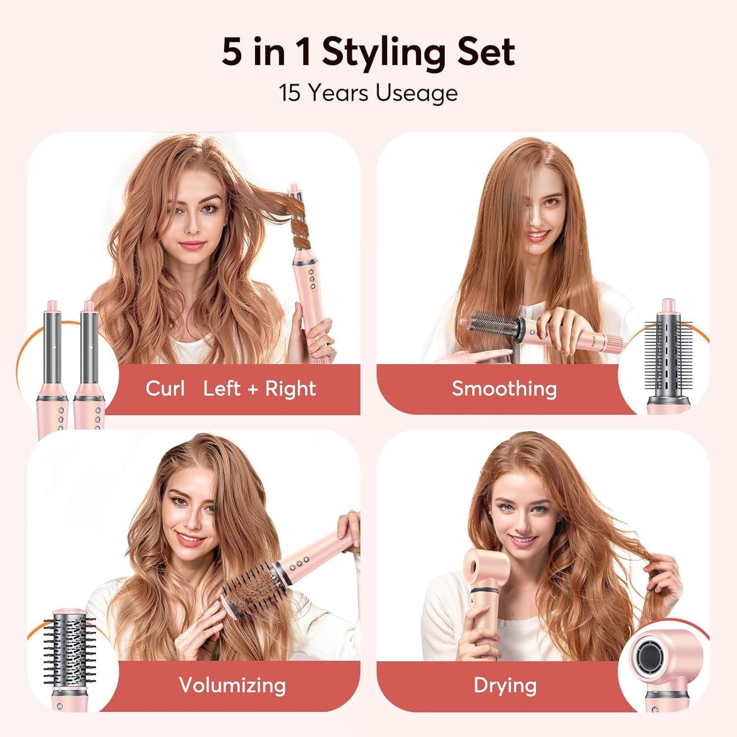 5 in 1 Airbrush Hair Styler Pro